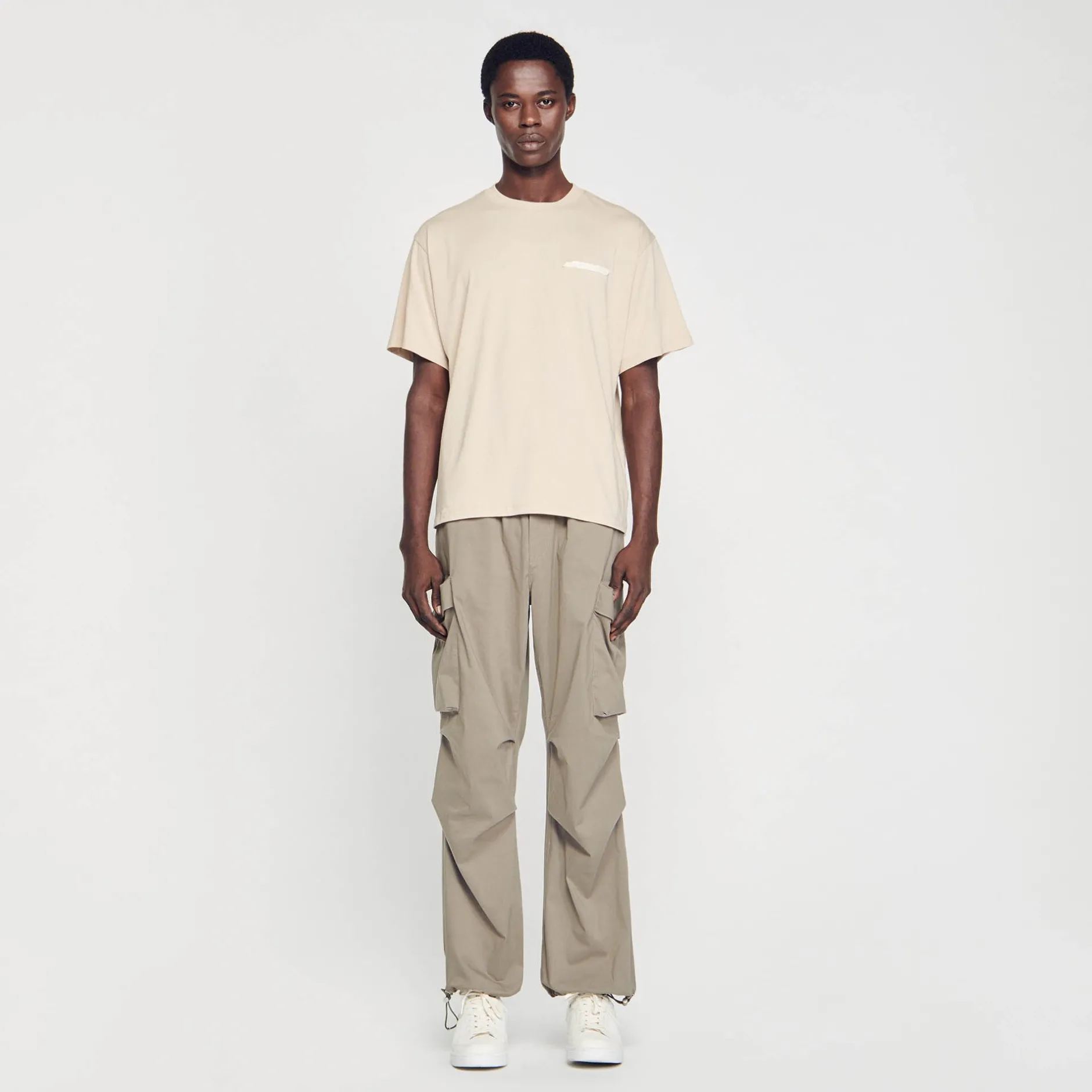 Homme SANDRO Tee-shirt En Coton