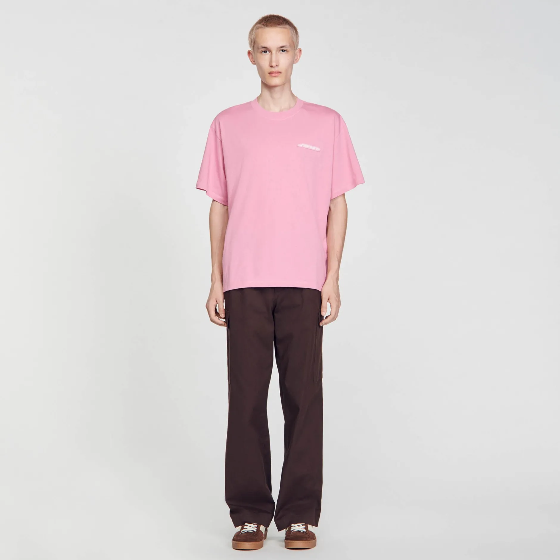 Homme SANDRO Tee-shirt En Coton
