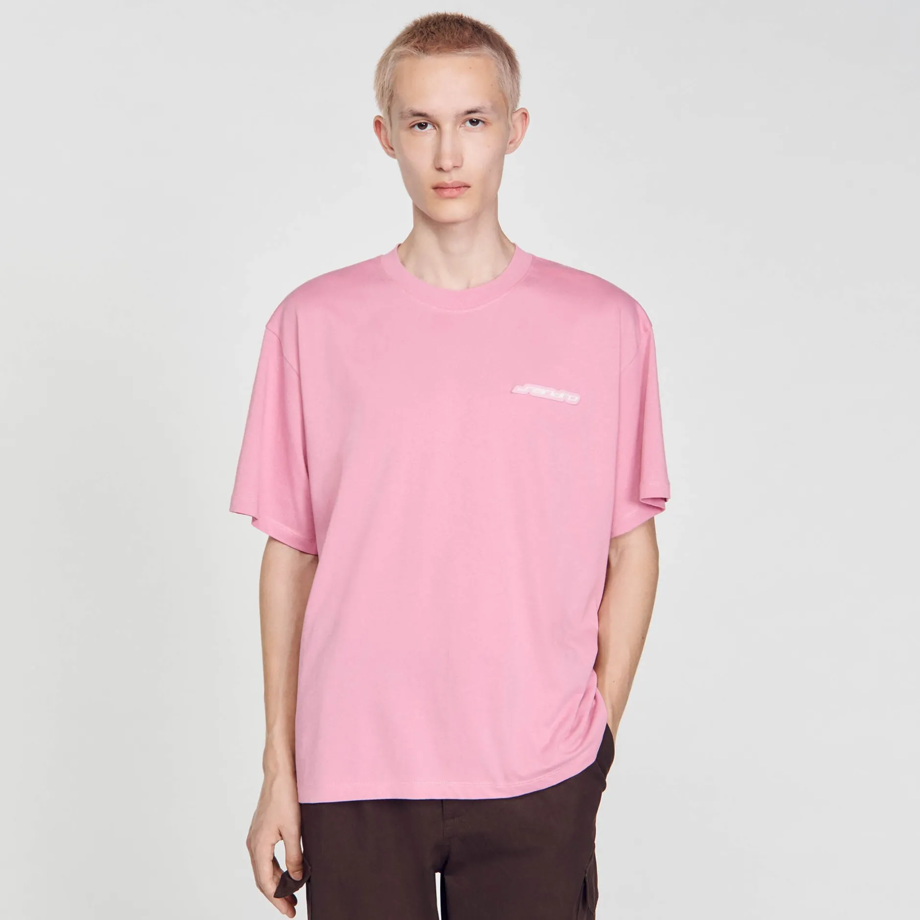 Homme SANDRO Tee-shirt En Coton