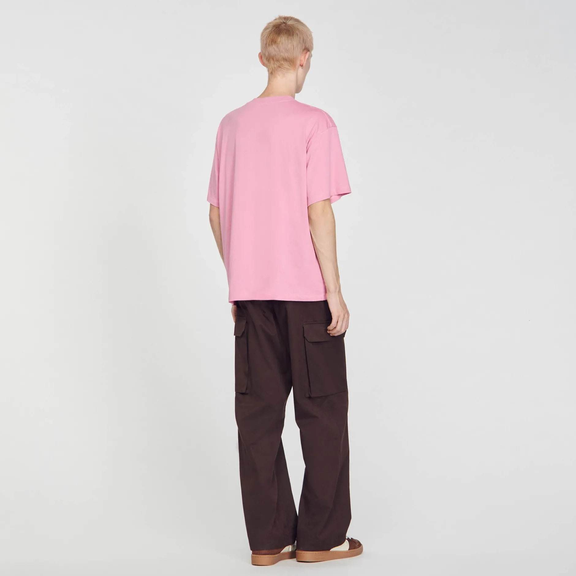 Homme SANDRO Tee-shirt En Coton