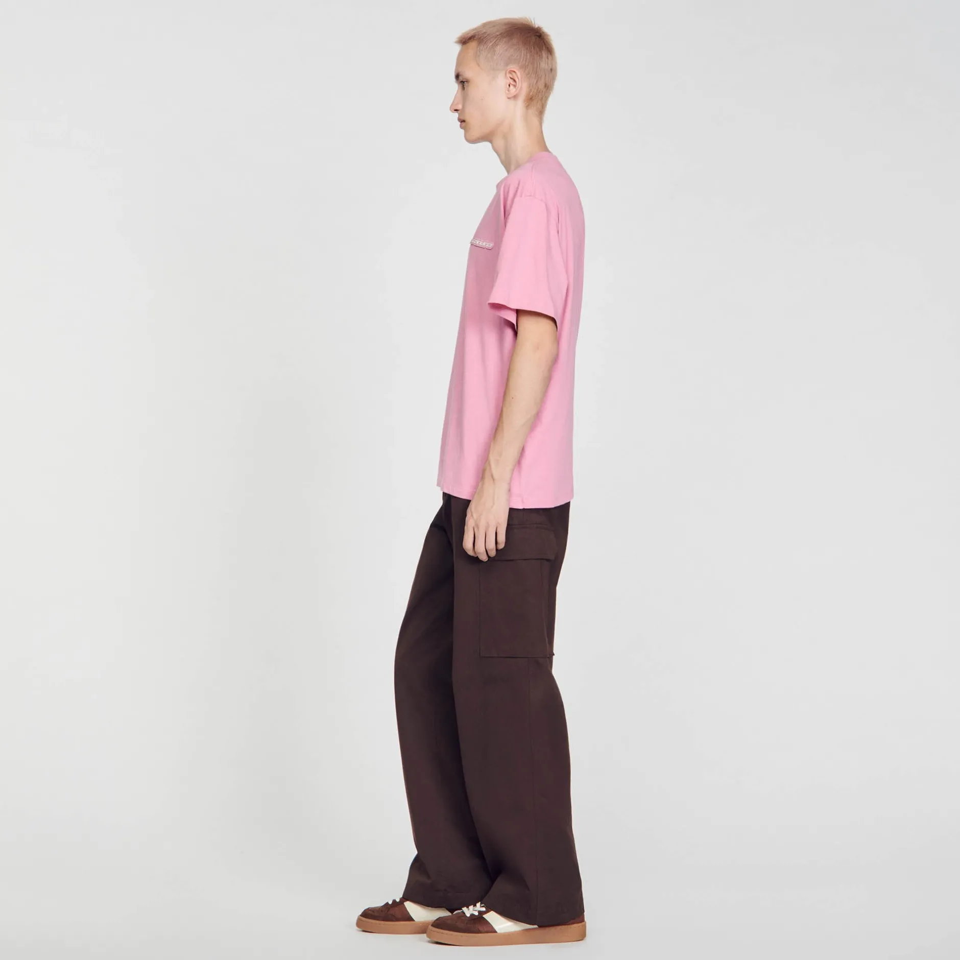 Homme SANDRO Tee-shirt En Coton