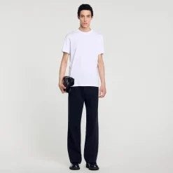 Homme SANDRO Tee-shirt En Coton