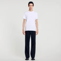 Homme SANDRO Tee-shirt En Coton