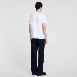 Homme SANDRO Tee-shirt En Coton