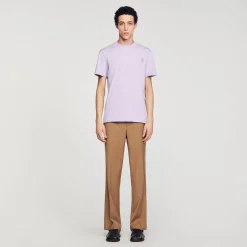 Homme SANDRO Tee-shirt En Coton