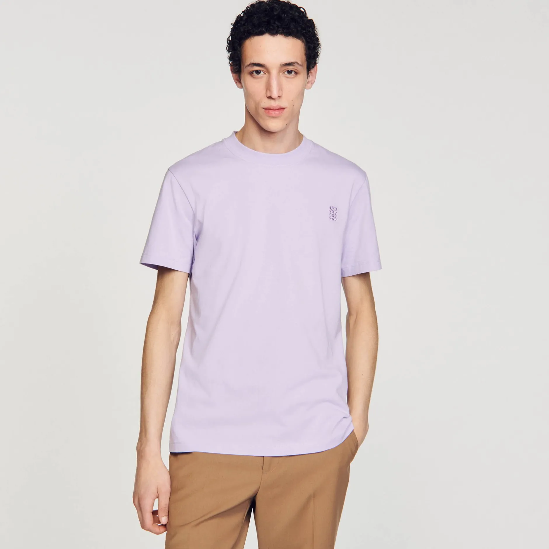 Homme SANDRO Tee-shirt En Coton