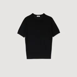 Homme SANDRO Tee-shirt En Maille Fluide