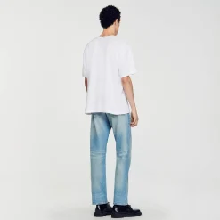 Homme SANDRO Tee-shirt Oversize