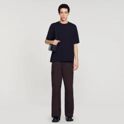 Homme SANDRO Tee-shirt Oversize