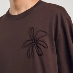 Homme SANDRO Tee-shirt Oversize Fleur