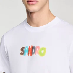 Homme SANDRO Tee-shirt Wild Animals