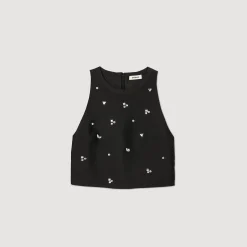 Femme SANDRO Top à Strass
