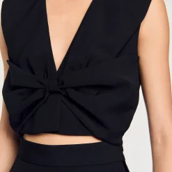 Femme SANDRO Top Court Satiné