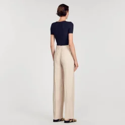 Femme SANDRO Top En Maille Scintillante