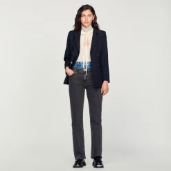 Femme SANDRO Top En Mousseline