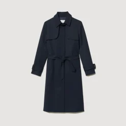 Femme SANDRO Trench à Empiècement Plissé