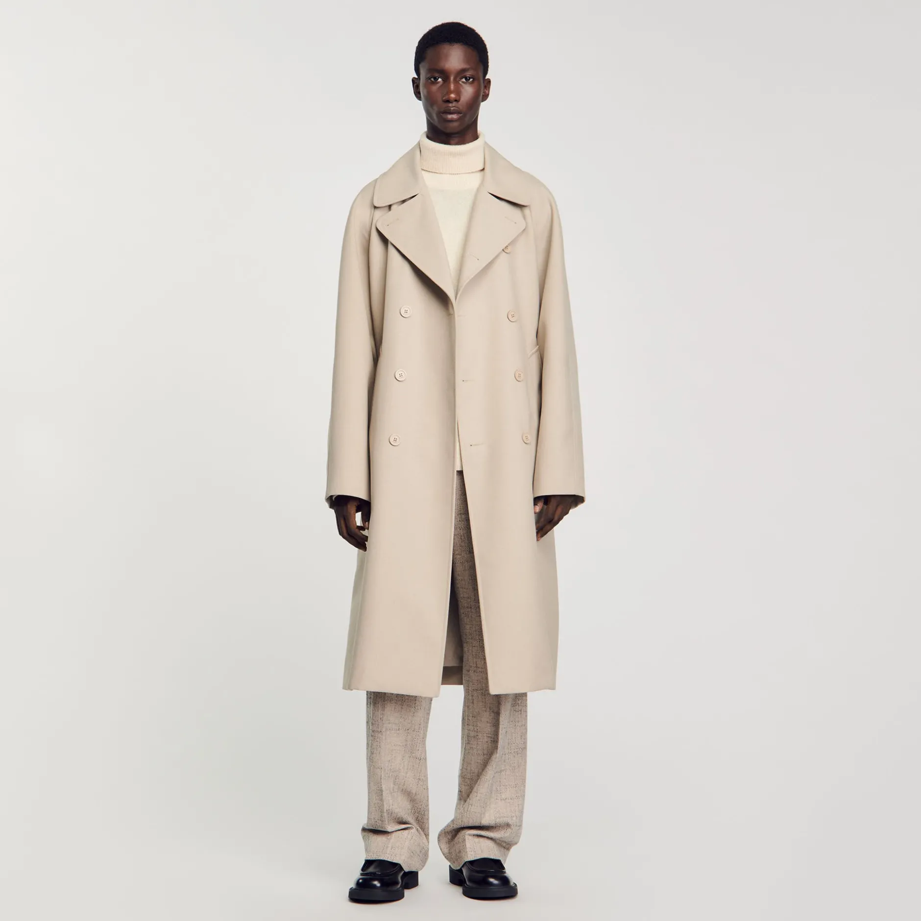 Homme SANDRO Trench Long