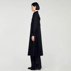 Femme SANDRO Trench Plissé