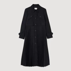 Femme SANDRO Trench Plissé