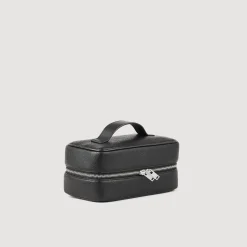 Homme SANDRO Trousse De Toilette En Toile Grainée