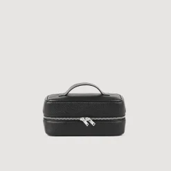Homme SANDRO Trousse De Toilette En Toile Grainée