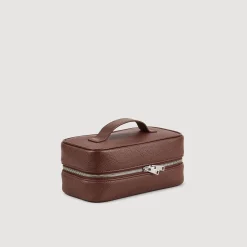 Homme SANDRO Trousse De Toilette En Toile Grainée