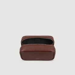 Homme SANDRO Trousse De Toilette En Toile Grainée