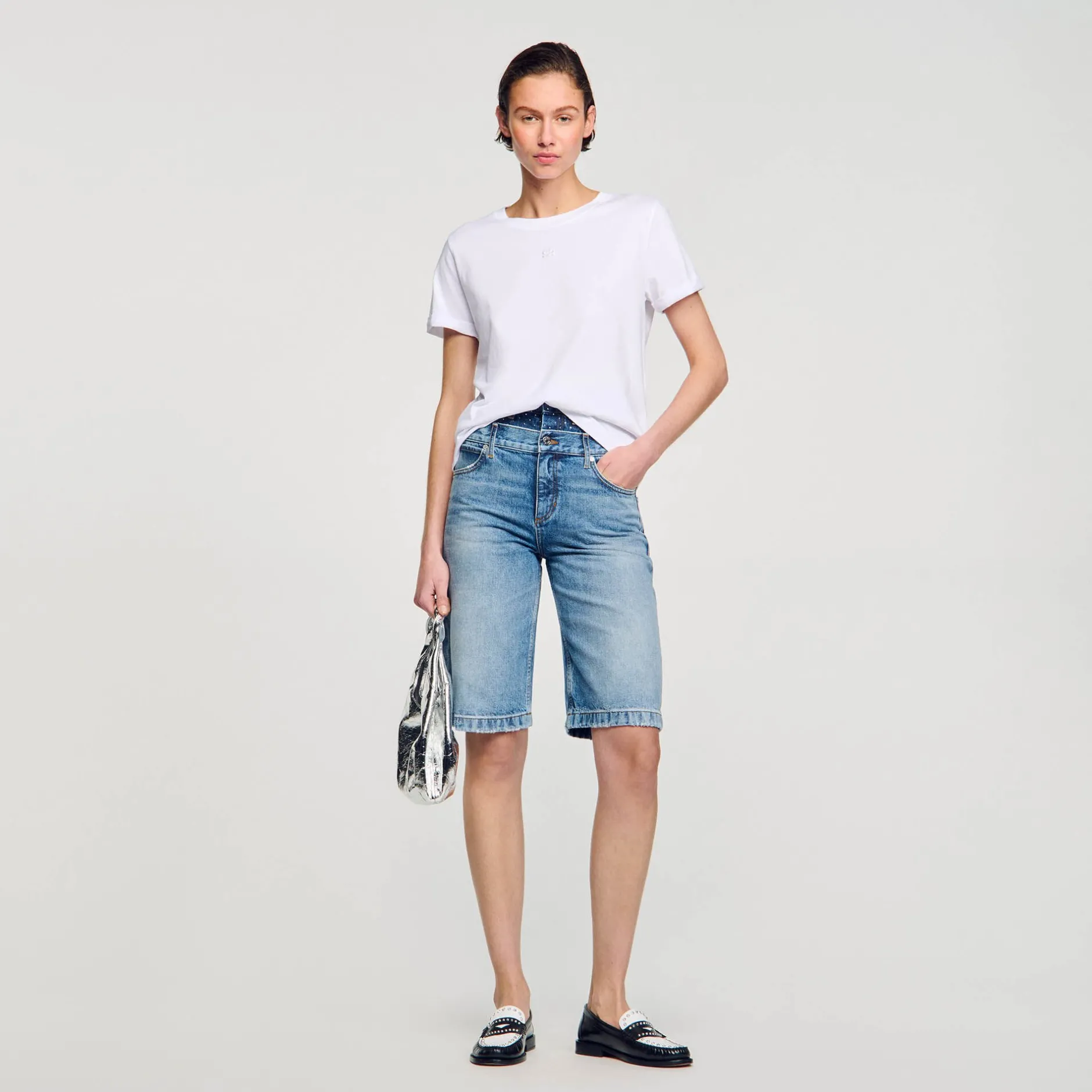 Femme SANDRO T-shirt Double S