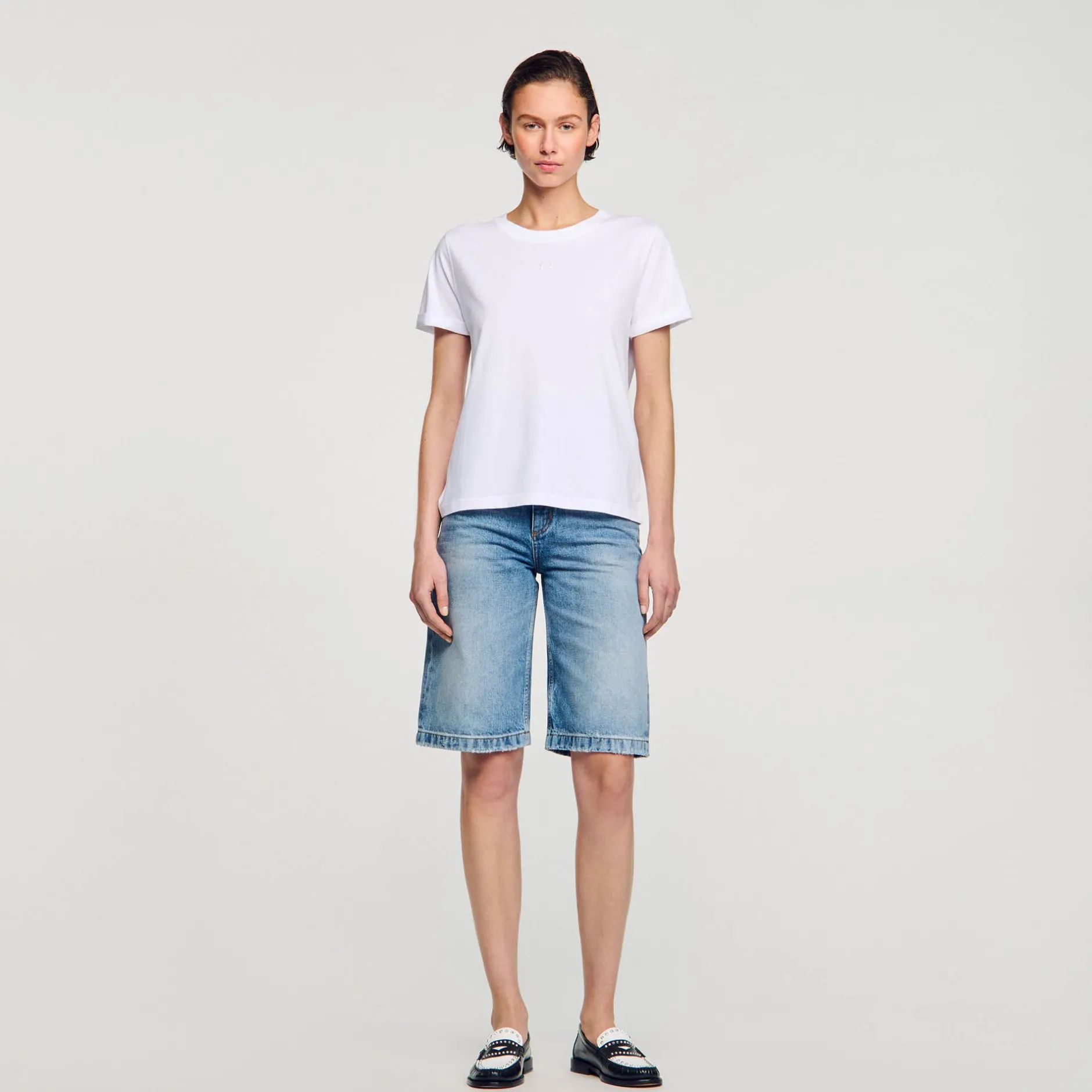 Femme SANDRO T-shirt Double S