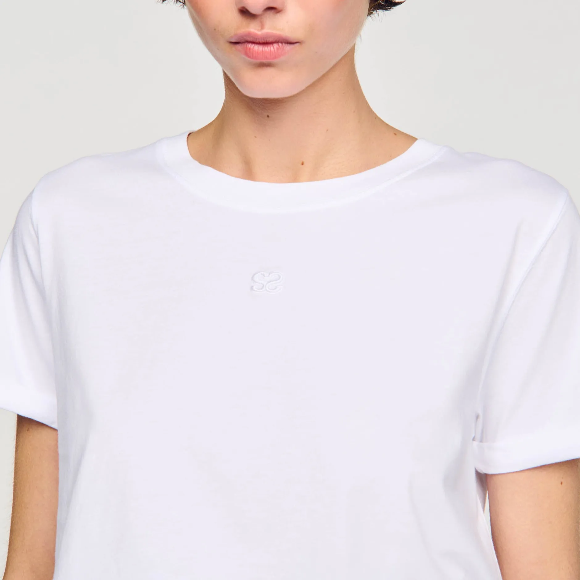Femme SANDRO T-shirt Double S