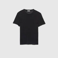 Homme SANDRO T-shirt En Lin Certifié
