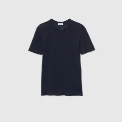 Homme SANDRO T-shirt En Lin Certifié