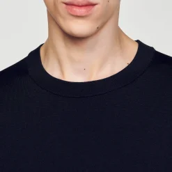 Homme SANDRO T-shirt En Maille