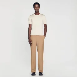 Homme SANDRO T-shirt En Maille