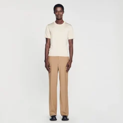 Homme SANDRO T-shirt En Maille