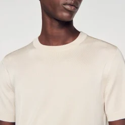 Homme SANDRO T-shirt En Maille
