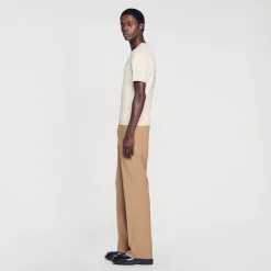 Homme SANDRO T-shirt En Maille