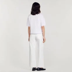 Femme SANDRO T-shirt Foulard