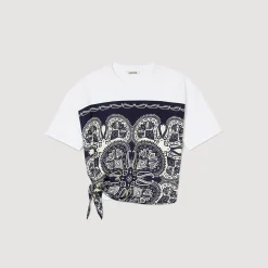Femme SANDRO T-shirt Foulard