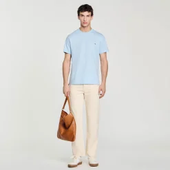 Homme SANDRO T-shirt Patch Square Cross