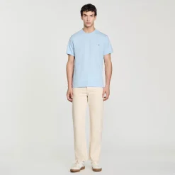 Homme SANDRO T-shirt Patch Square Cross