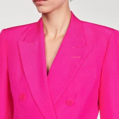 Femme SANDRO Veste à Boutonnage Croisé