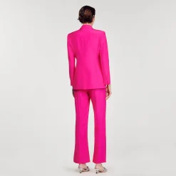 Femme SANDRO Veste à Boutonnage Croisé