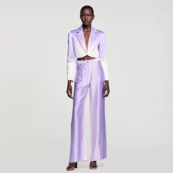 Femme SANDRO Veste Courte De Costume