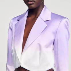 Femme SANDRO Veste Courte De Costume