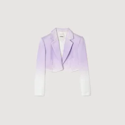 Femme SANDRO Veste Courte De Costume