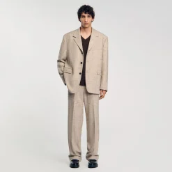 Homme SANDRO Veste De Costume
