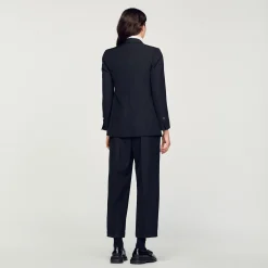 Femme SANDRO Veste De Costume à Double Boutonnage