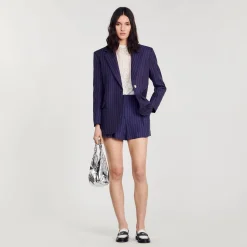 Femme SANDRO Veste De Costume à Rayures