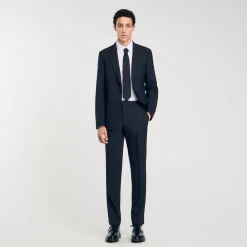 Homme SANDRO Veste De Costume à Rayures